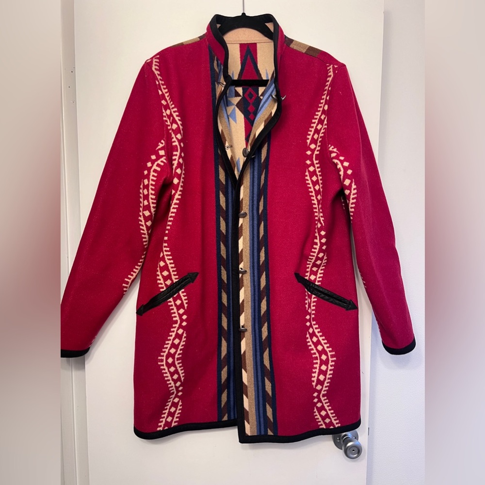 Native Jackets Reversible Wool Coat